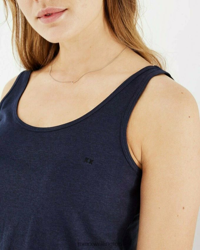 Women Mexx Blue Roos Tanktop Navy 2B480T183
