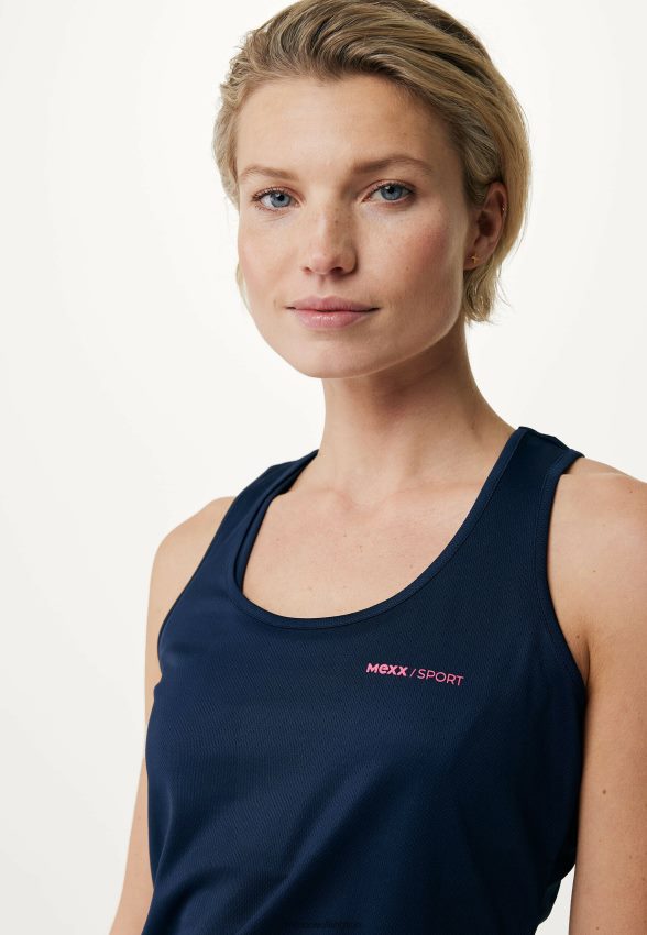 Women Mexx Blue Sports Tanktop Navy 2B480T154
