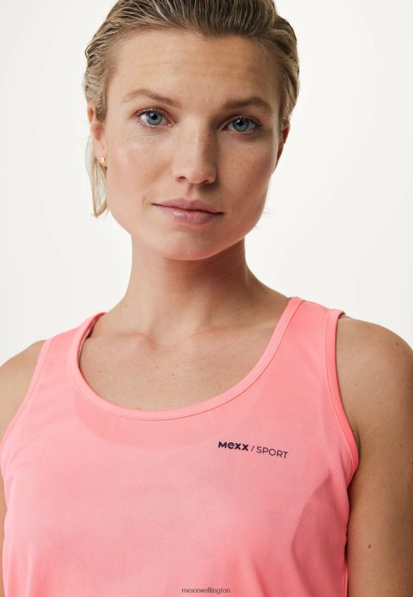 Women Mexx Pink Sports Tanktop Neon 2B480T153