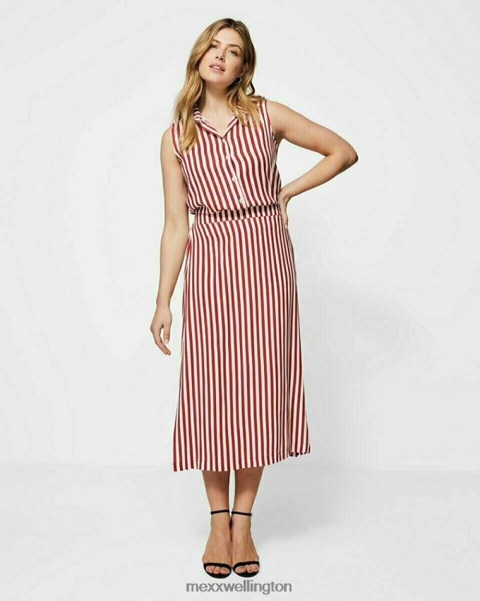 Women Mexx Red Sleeveless Top 2B480T170