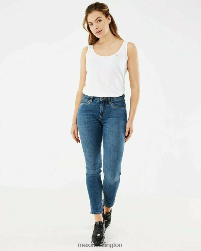 Women Mexx White Roos Tanktop 2B480T180