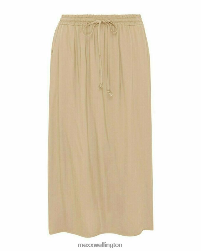 Women Mexx Beige Midi Skirt 2B480T191