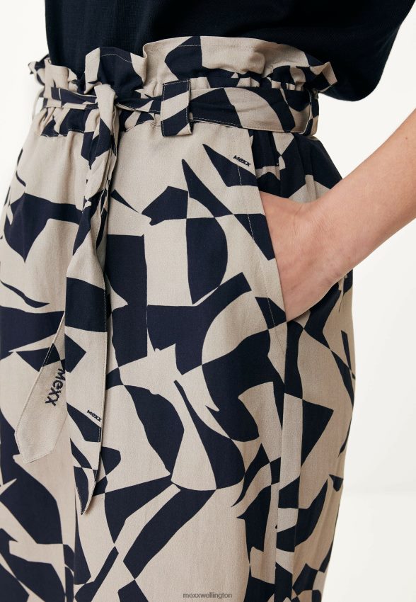 Women Mexx Beige Paperwaist Skirt 2B480T84