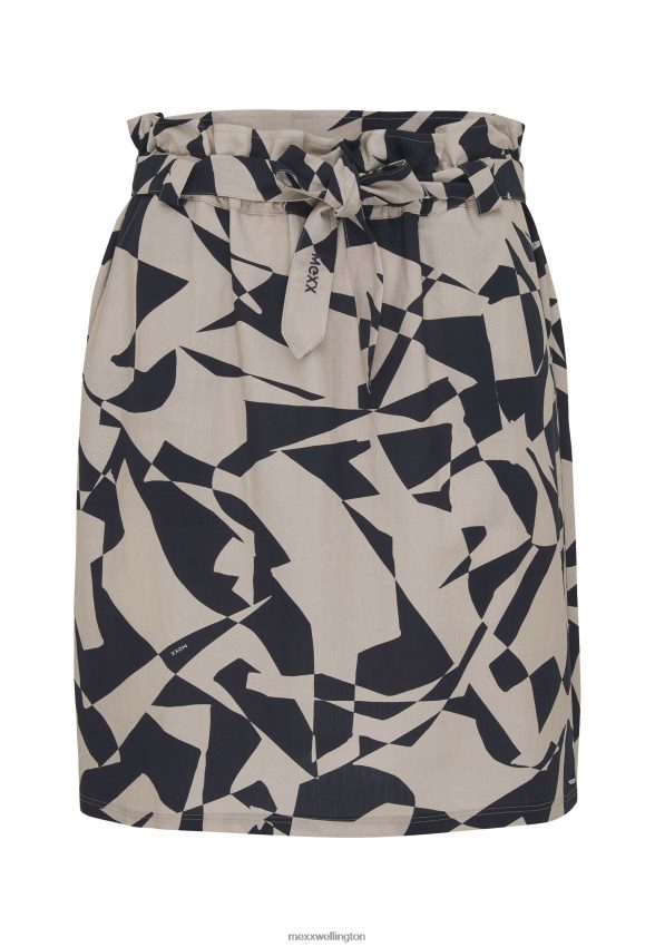 Women Mexx Beige Paperwaist Skirt 2B480T84