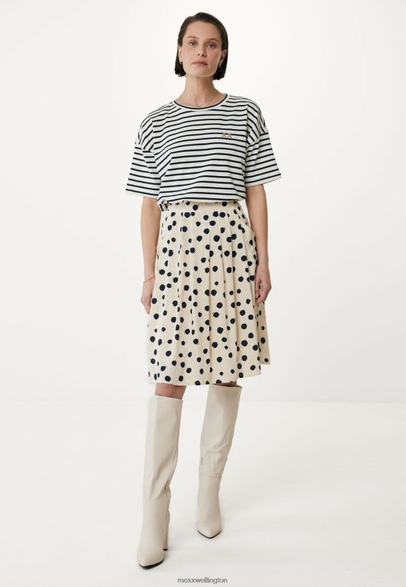 Women Mexx Beige Pleated Skirt 2B480T18