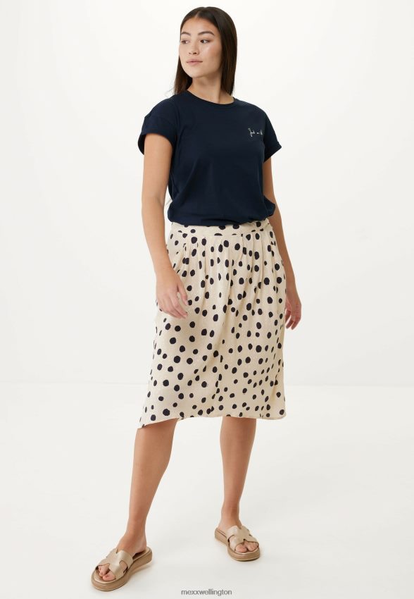 Women Mexx Beige Pleated Skirt 2B480T18