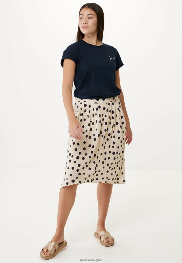 Women Mexx Beige Pleated Skirt 2B480T18