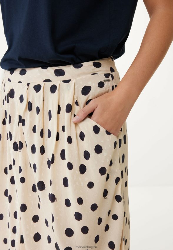 Women Mexx Beige Pleated Skirt 2B480T18