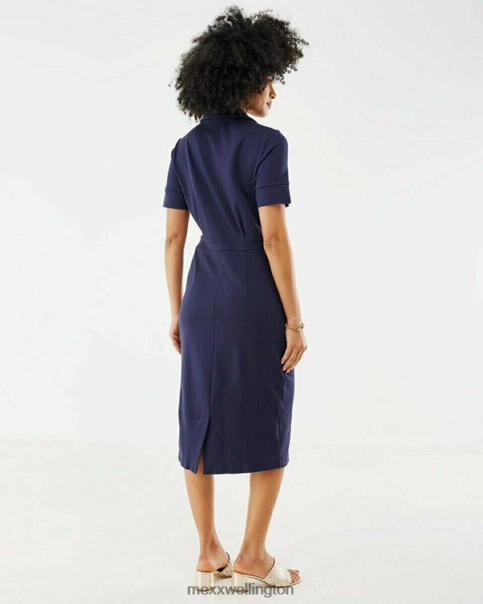 Women Mexx Blue Blouse Dress Navy 2B480T169