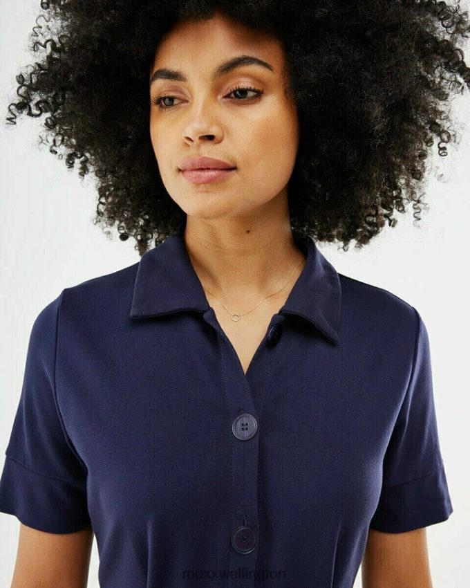 Women Mexx Blue Blouse Dress Navy 2B480T169