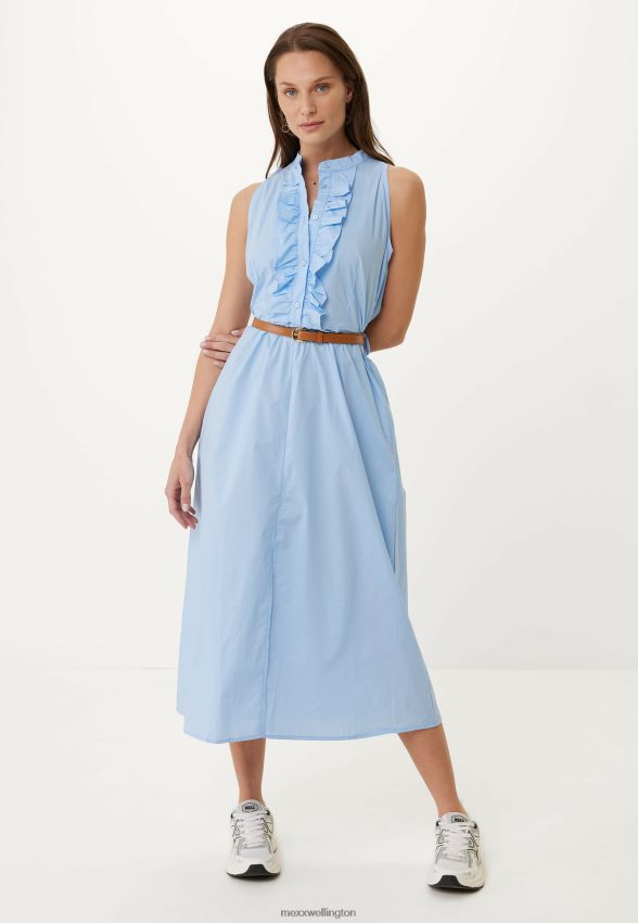 Women Mexx Blue Maxi Dress Baby 2B480T124