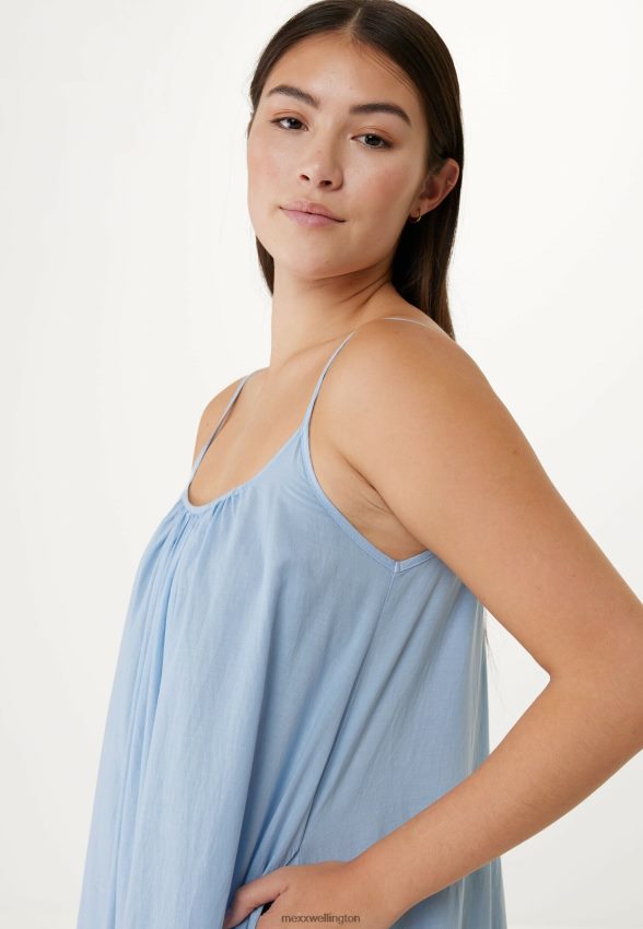 Women Mexx Blue Maxi Dress Baby 2B480T126