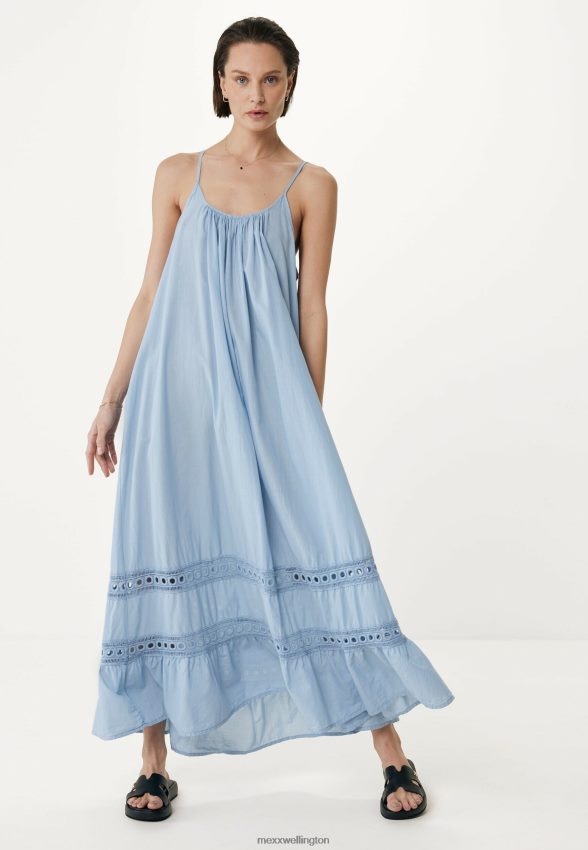 Women Mexx Blue Maxi Dress Baby 2B480T126