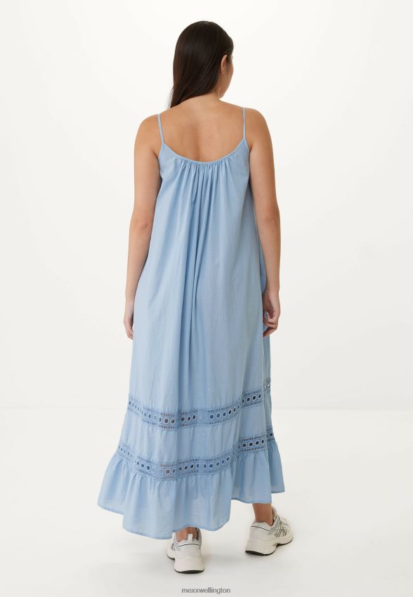 Women Mexx Blue Maxi Dress Baby 2B480T126