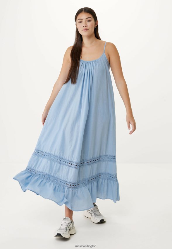 Women Mexx Blue Maxi Dress Baby 2B480T126