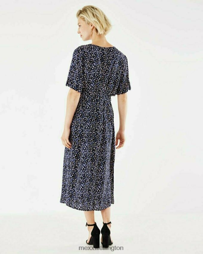 Women Mexx Blue Midi Dress Navy 2B480T192