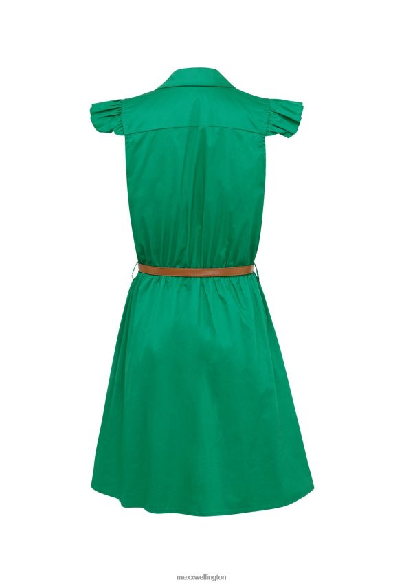 Women Mexx Green Ruffle Dress 2B480T58