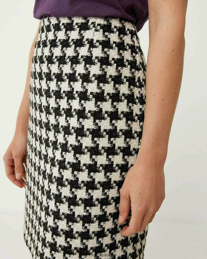 Women Mexx Schwarz Boucle Skirt Black 2B480T148