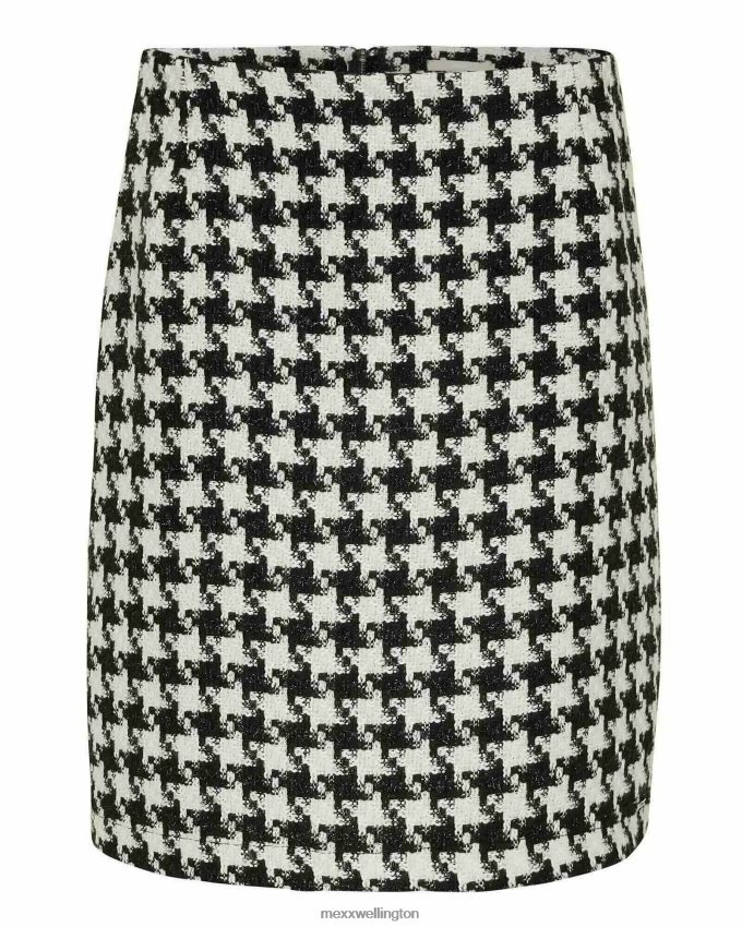 Women Mexx Schwarz Boucle Skirt Black 2B480T148