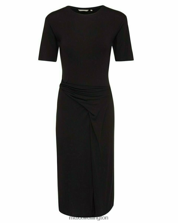 Women Mexx Schwarz Midi Dress Black 2B480T149