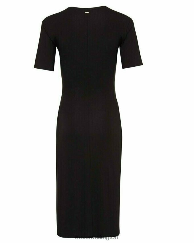 Women Mexx Schwarz Midi Dress Black 2B480T149