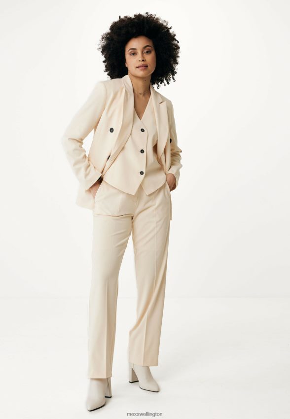 Women Mexx Beige Waistcoat Light Sand 2B480T30