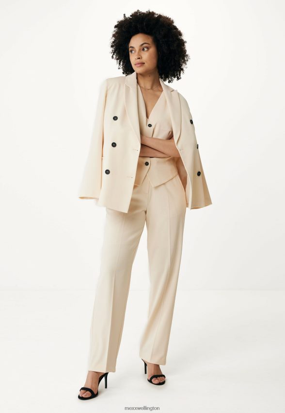 Women Mexx Beige Waistcoat Light Sand 2B480T30