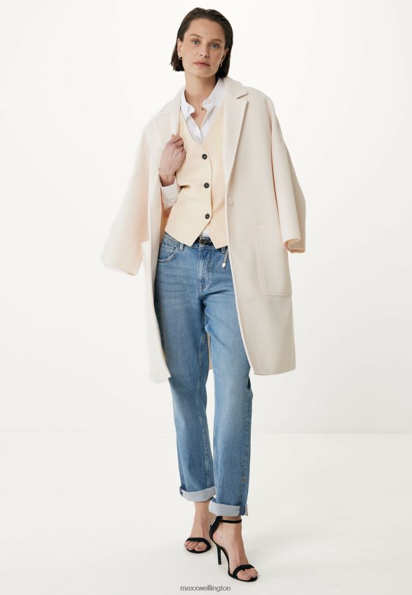 Women Mexx Beige Waistcoat Light Sand 2B480T30