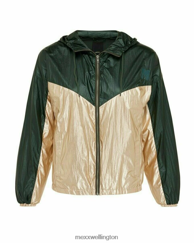Women Mexx Metallic Jacket Dark Green 2B480T177