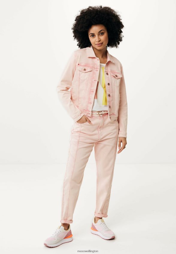 Women Mexx Pink Denim Jacket 2B480T91