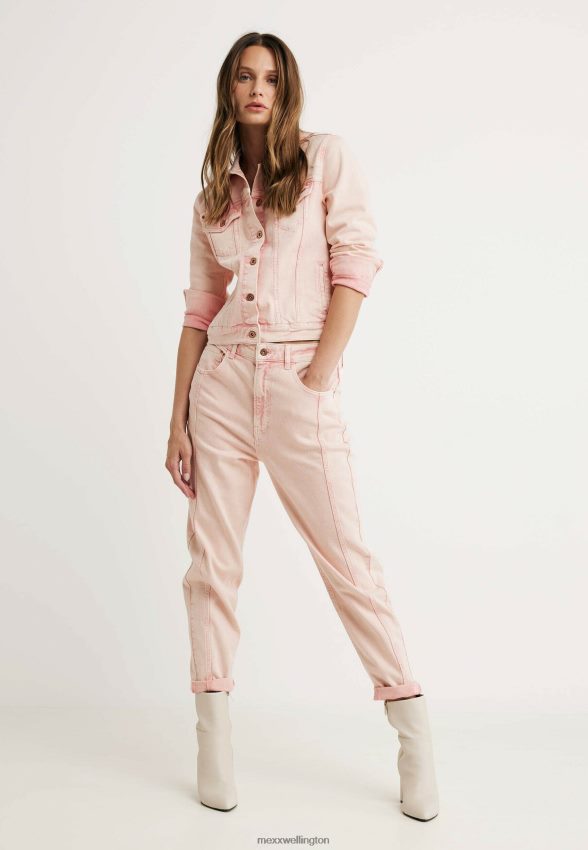 Women Mexx Pink Denim Jacket 2B480T91