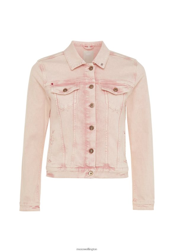 Women Mexx Pink Denim Jacket 2B480T91