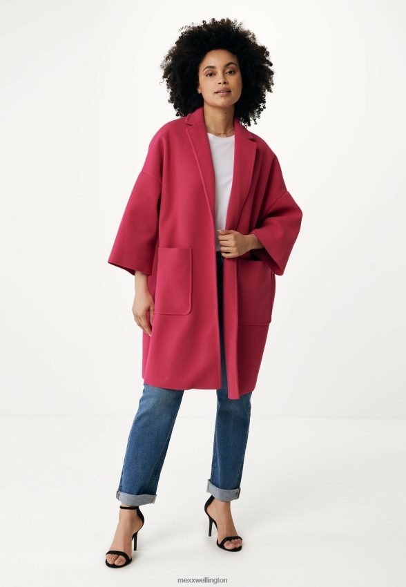 Women Mexx Pink Oversized Coat 2B480T113
