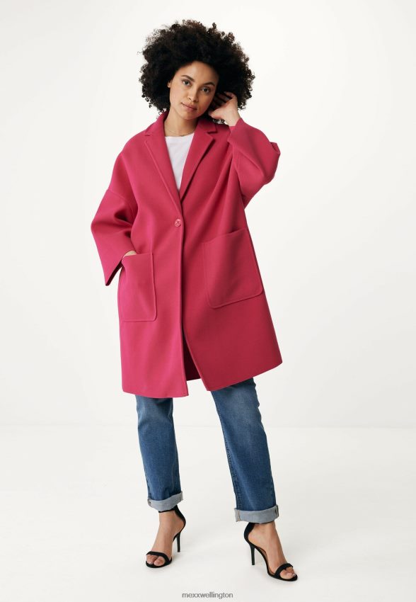Women Mexx Pink Oversized Coat 2B480T113