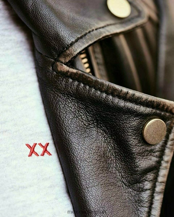 Women Mexx Schwarz Milou Leather Jacket Black 2B480T171