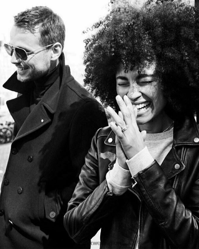 Women Mexx Schwarz Milou Leather Jacket Black 2B480T171