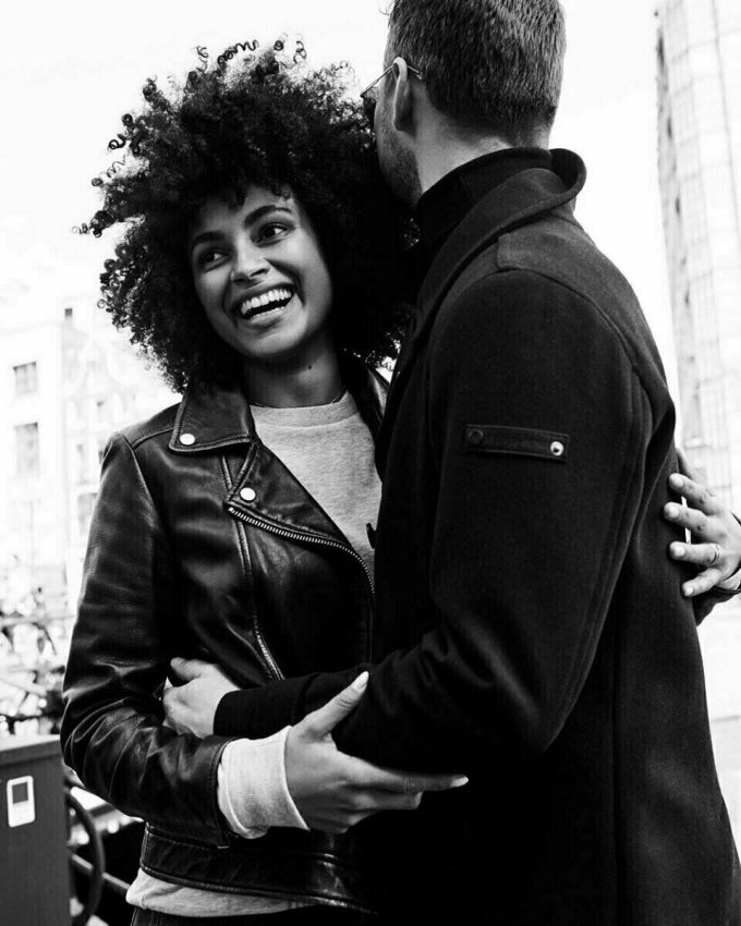 Women Mexx Schwarz Milou Leather Jacket Black 2B480T171