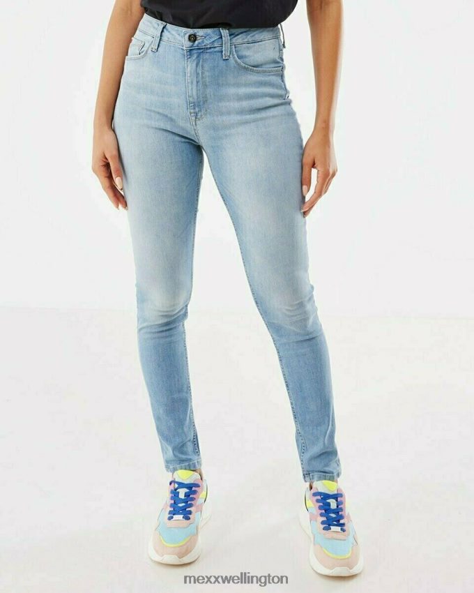 Women Mexx Blue Andrea High Waist Jeans 2B480T196
