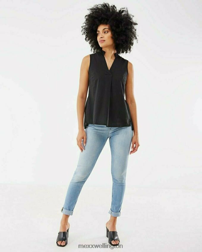 Women Mexx Blue Andrea High Waist Jeans 2B480T196