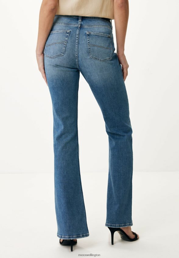 Women Mexx Blue Evy High Waist Jeans 2B480T104