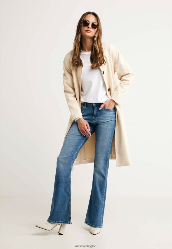 Women Mexx Blue Evy High Waist Jeans 2B480T104