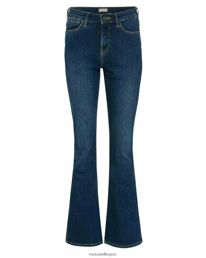 Women Mexx Blue Evy High Waist Jeans Dark 2B480T155