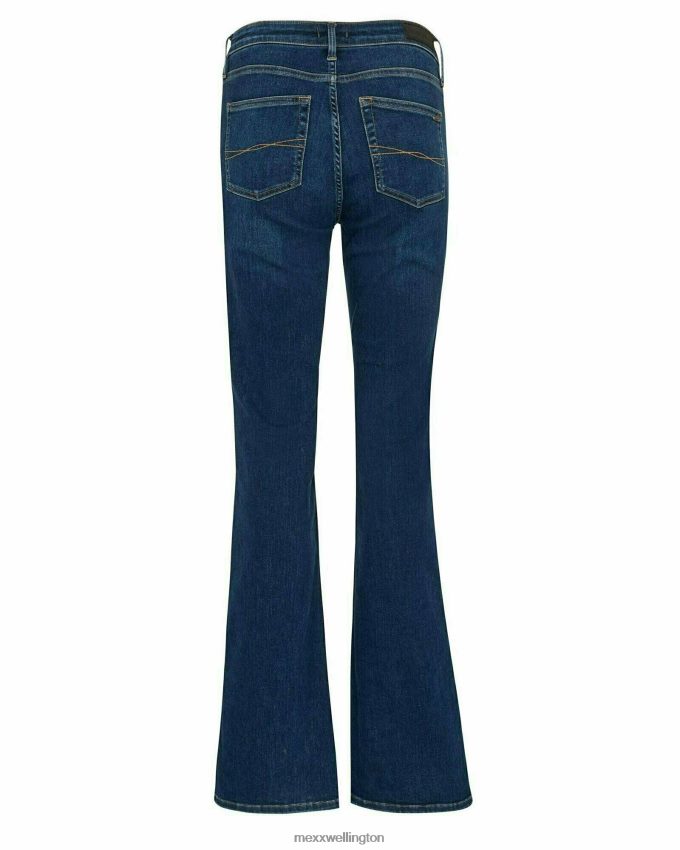 Women Mexx Blue Evy High Waist Jeans Dark 2B480T155