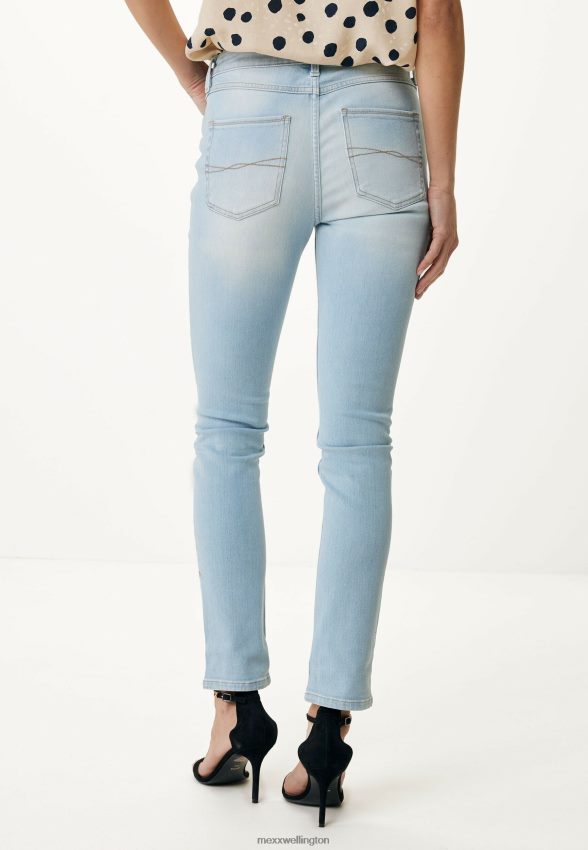 Women Mexx Blue Jemma Mid Waist/Slim Jeans 2B480T135