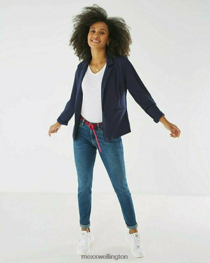 Women Mexx Blue Jenna Mid Waist Jeans 2B480T206