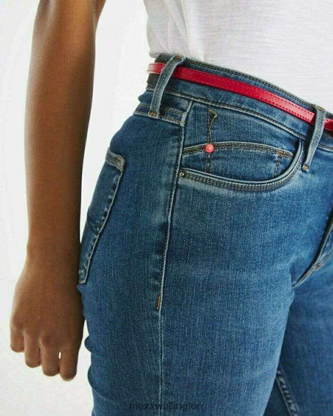 Women Mexx Blue Jenna Mid Waist Jeans 2B480T206