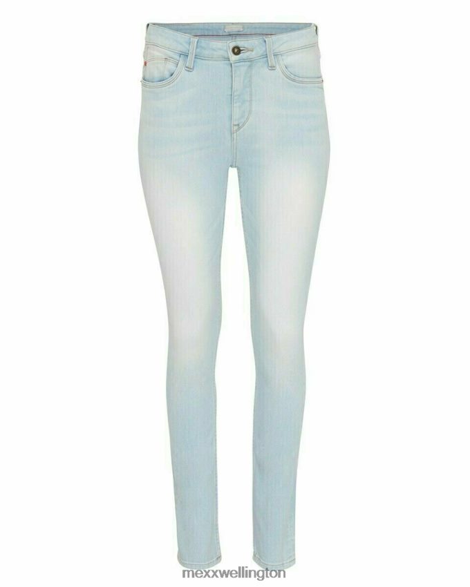 Women Mexx Blue Jenna Mid Waist Jeans Sky 2B480T197