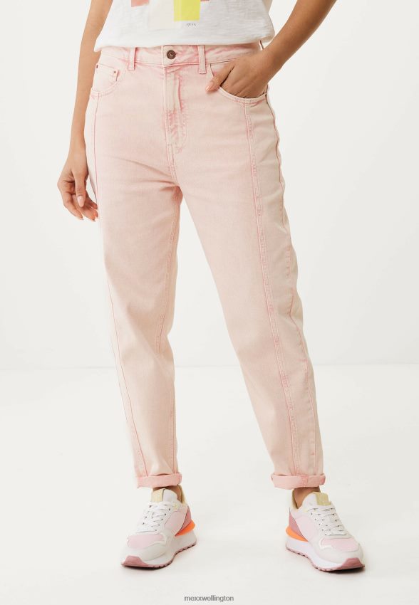 Women Mexx Pink Xenia Mid Waist Jeans 2B480T92