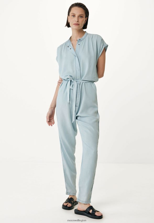 Women Mexx Blue Capsleeve Jumpsuit Denim 2B480T31