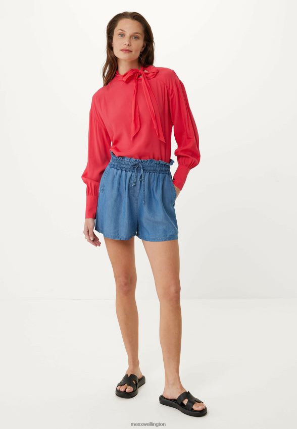 Women Mexx Blue Denim Shorts Medium 2B480T130